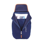 Mobile Office Hybrid Laptop Backpack with Desk Organizer Embroidery - Navy Heather - View 2