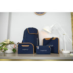 Mobile Office Hybrid Laptop Backpack with Desk Organizer Transfer - Navy Heather - View 14