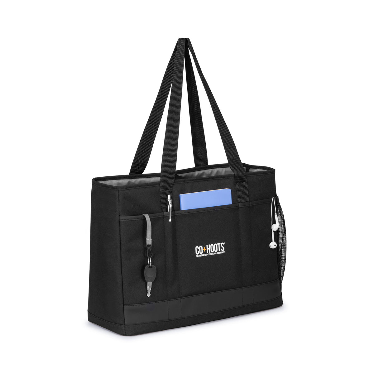 Mobile Office Laptop Tote, 17 Inch - Black - View 2