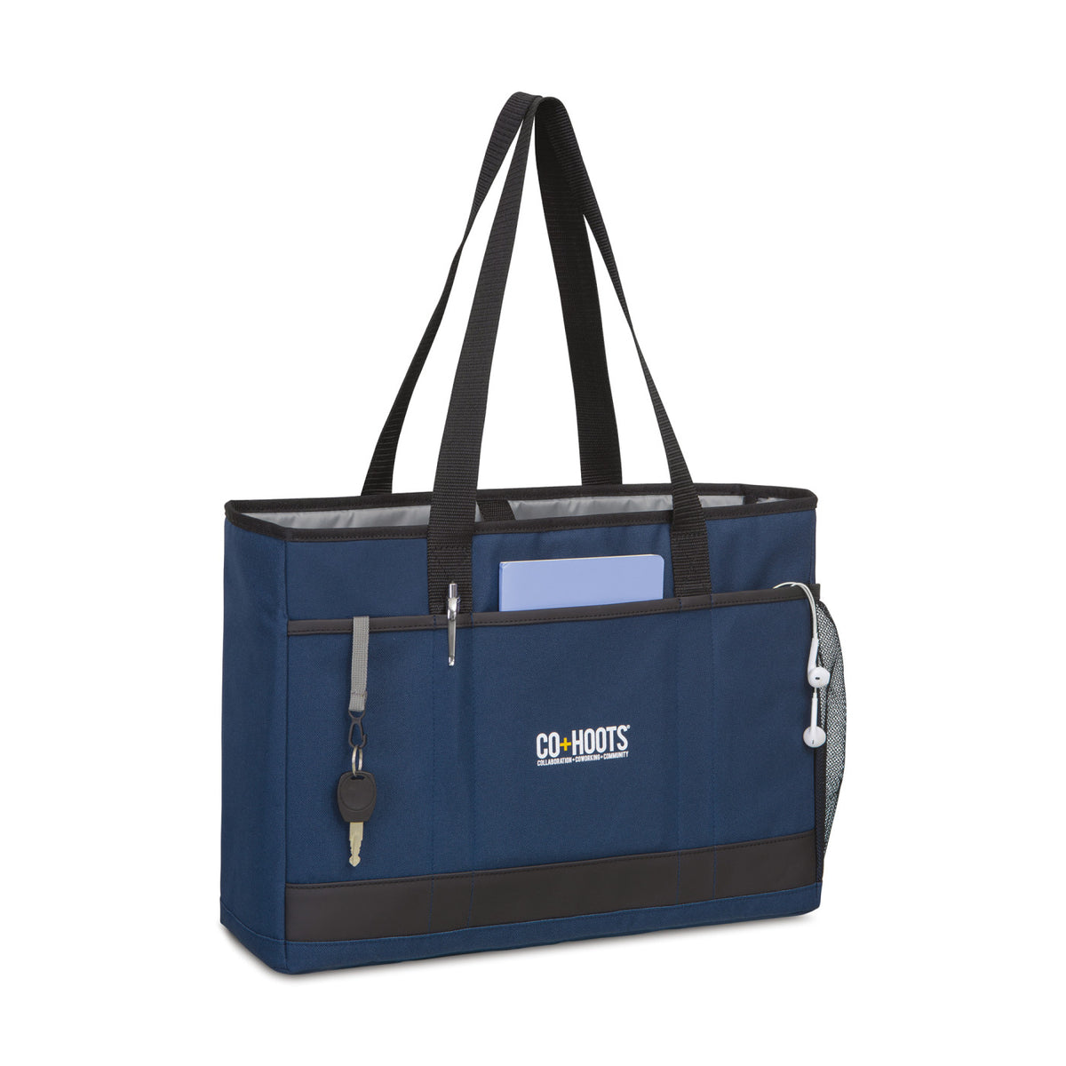 Mobile Office Laptop Tote, 17 Inch - Navy - View 2