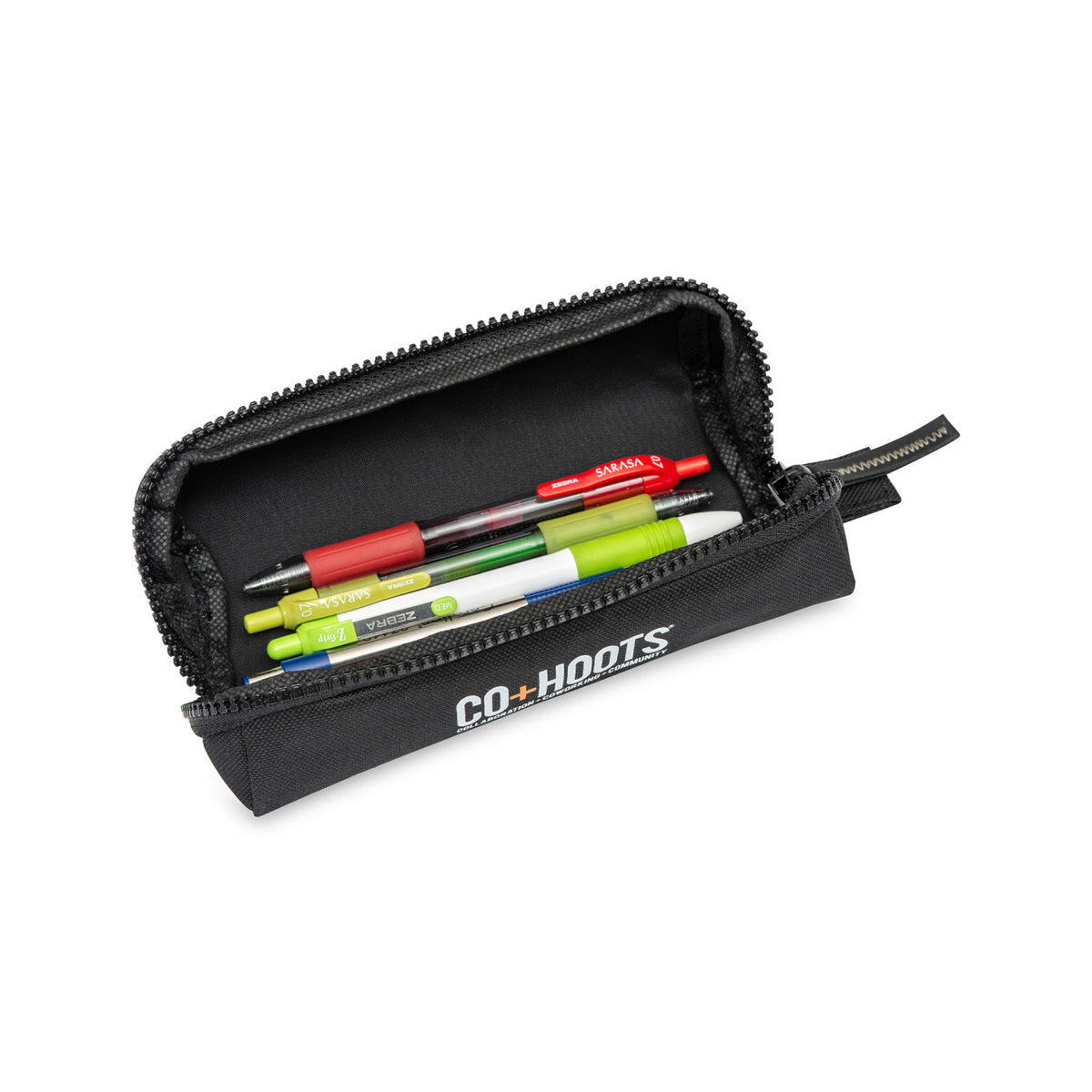 Mobile Office Pen Pouch That Lays Flat Transfer - Black - View 2