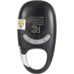 Modern Pedometer with Clock in a Gift Box Full Color - Black - Back