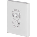 Modern Pedometer with Clock in a Gift Box Full Color - Black - Packaging
