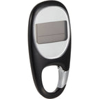 Modern Pedometer with Clock in a Gift Box Full Color - Black - Right Angle