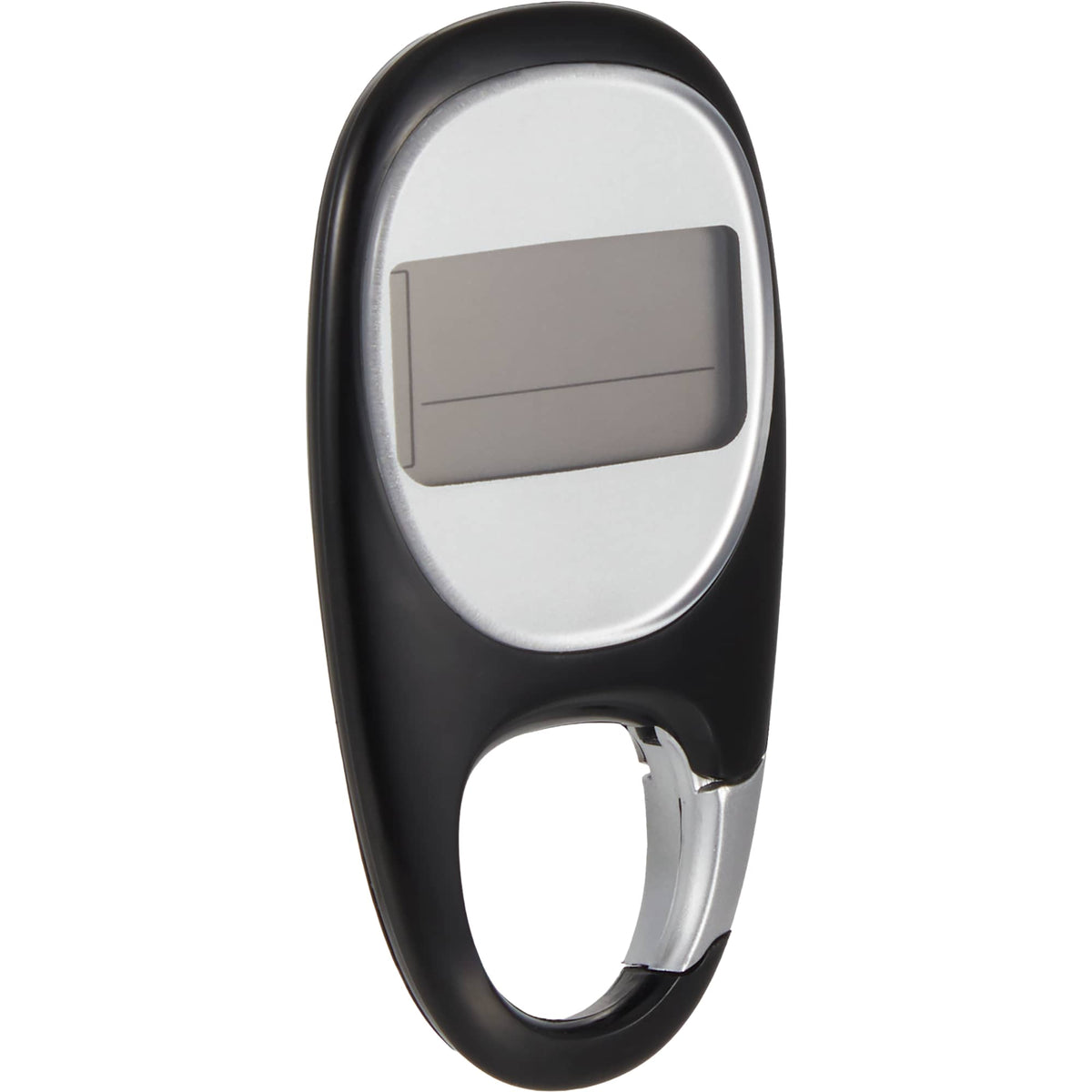 Modern Pedometer with Clock in a Gift Box Full Color - Black - Right Angle