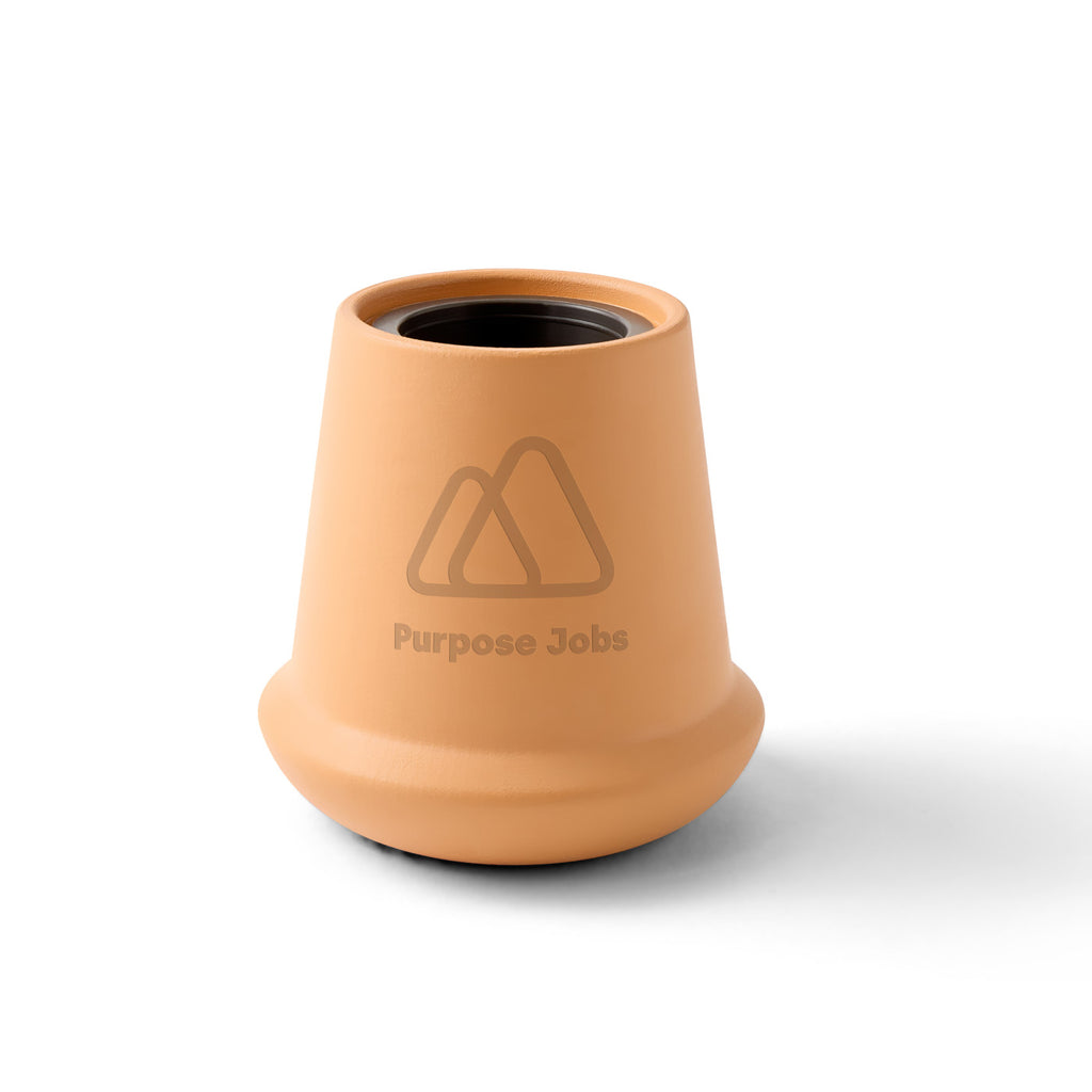 Modern Sprout Glazed Terracotta Grow Kit, Aloe Laser Engraving - Terracotta - View 2