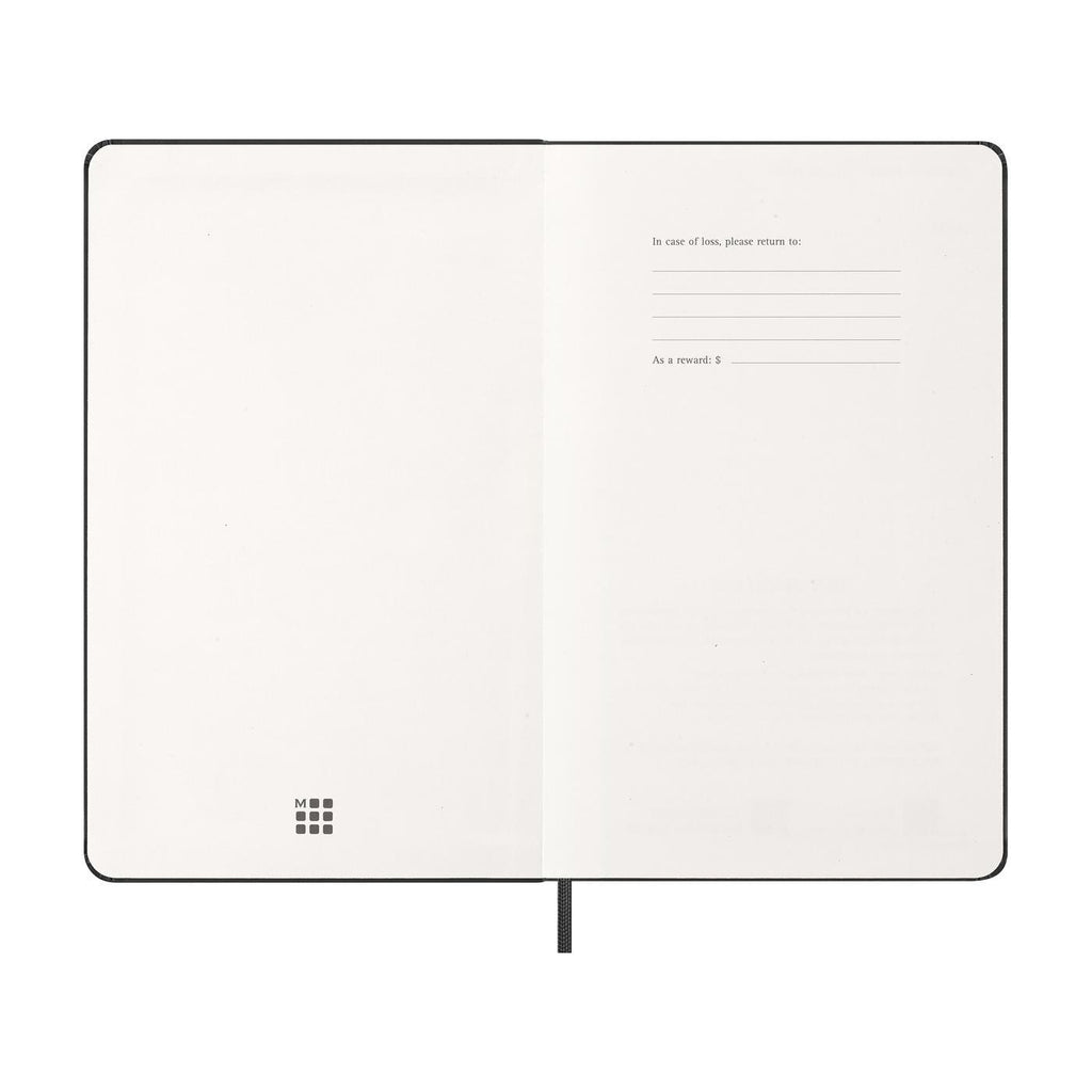 Moleskine 2027 Daily Planner with Hard Cover, Large Debossing - Black - View 2