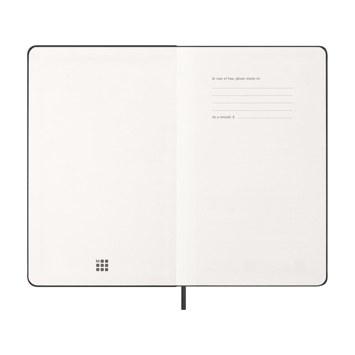 Moleskine 2027 Daily Planner with Hard Cover, Large Debossing - Black - View 2