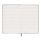 Moleskine 2027 Daily Planner with Hard Cover, Large Debossing - Black - View 4
