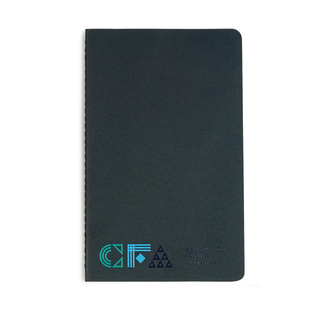 Moleskine Cahier Journal with Plain Pages, Large Debossing - Black - View 1