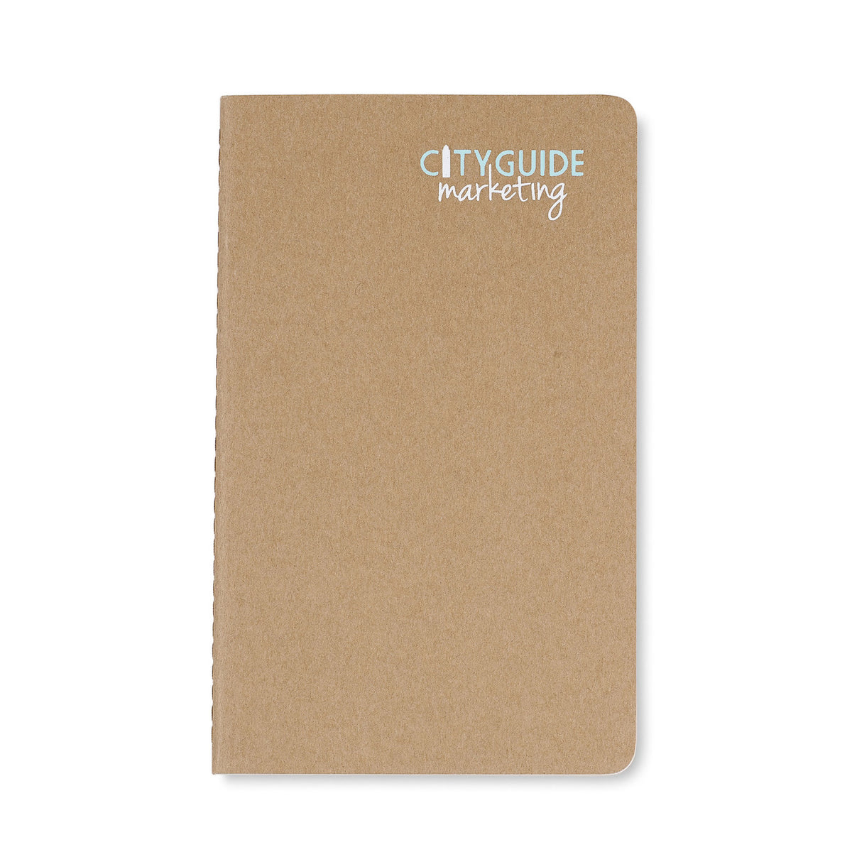 Moleskine Cahier Journal with Plain Pages, Large Debossing - Kraft - View 1