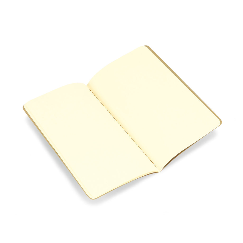 Moleskine Cahier Journal with Plain Pages, Large Debossing - Kraft - View 2