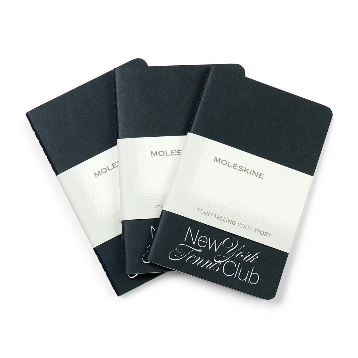 Moleskine Cahier Journals and GO Pen Gift Set, Pocket Debossing - Black - View 2
