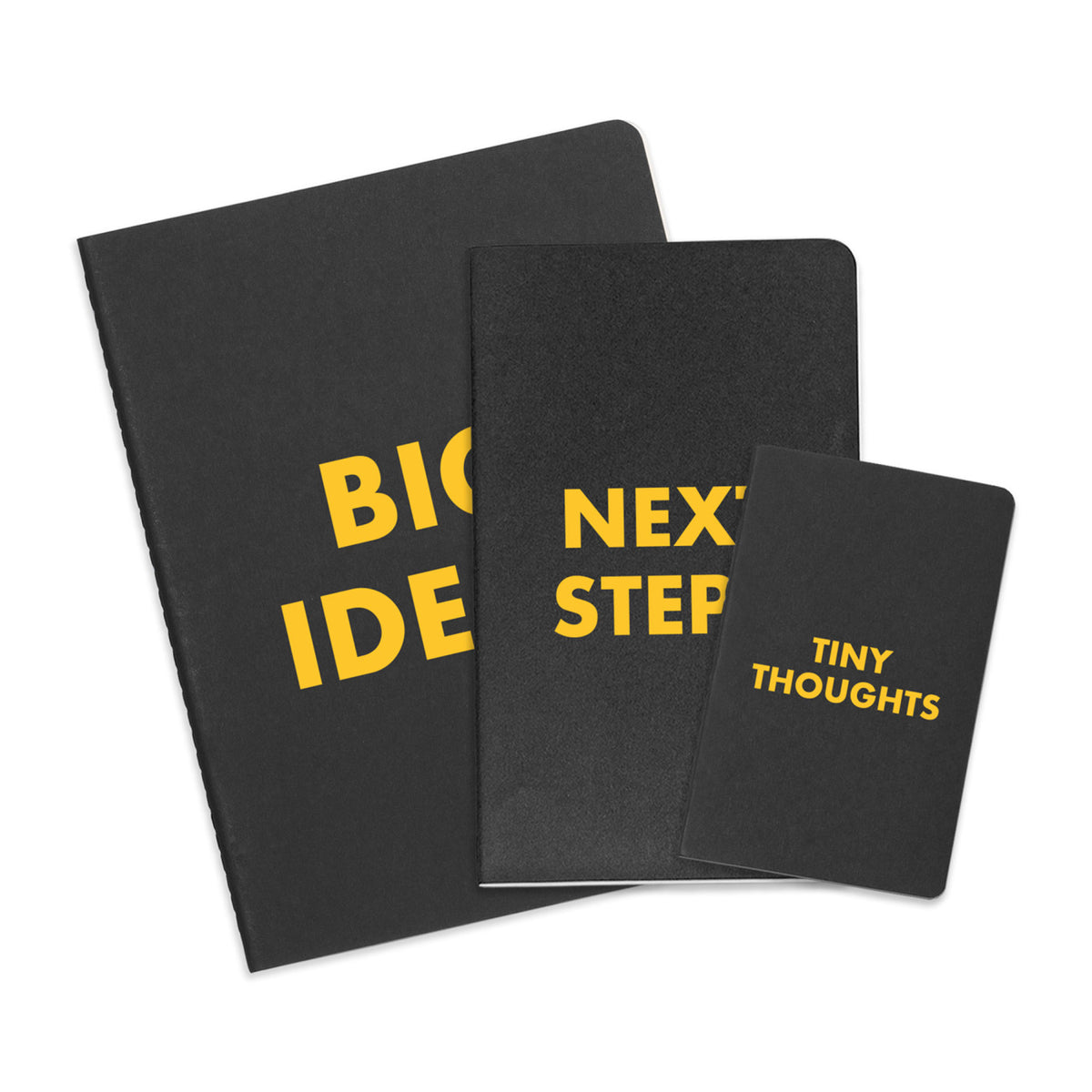 Moleskine Cahier Journals in a Gift Box, Assorted Sizes - Black - View 2