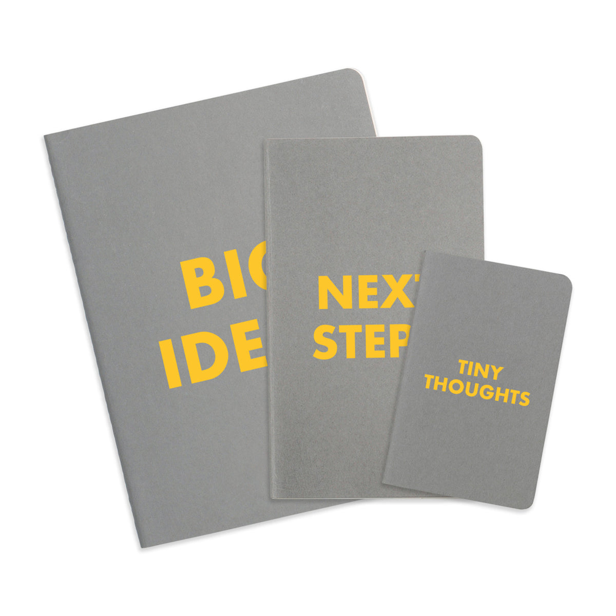 Moleskine Cahier Journals in a Gift Box, Assorted Sizes - Pebble Grey - View 2