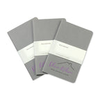 Moleskine Cahier Journals in a Gift Box, Large Debossing - Pebble Grey - View 2