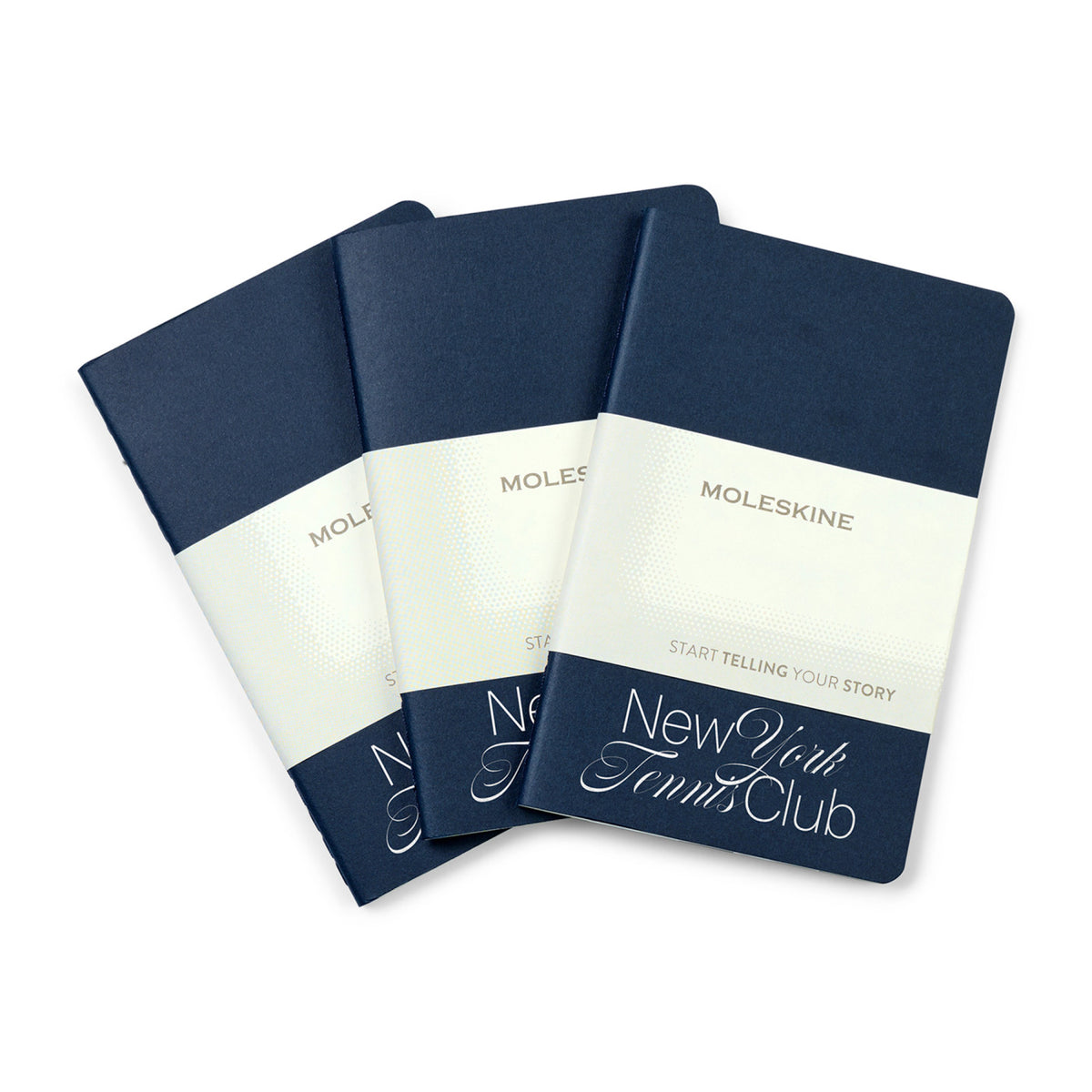 Moleskine Cahier Journals in a Gift Box, Pocket Debossing - Sapphire Blue - View 2