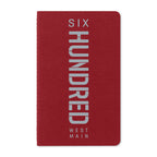 Moleskine Cahier Ruled Journal, Large Debossing - Cranberry Red - View 1