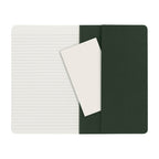Moleskine Cahier Ruled Journal, Large Debossing - Myrtle Green - View 3