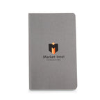 Moleskine Cahier Ruled Journal, Large Debossing - Pebble Grey - View 2