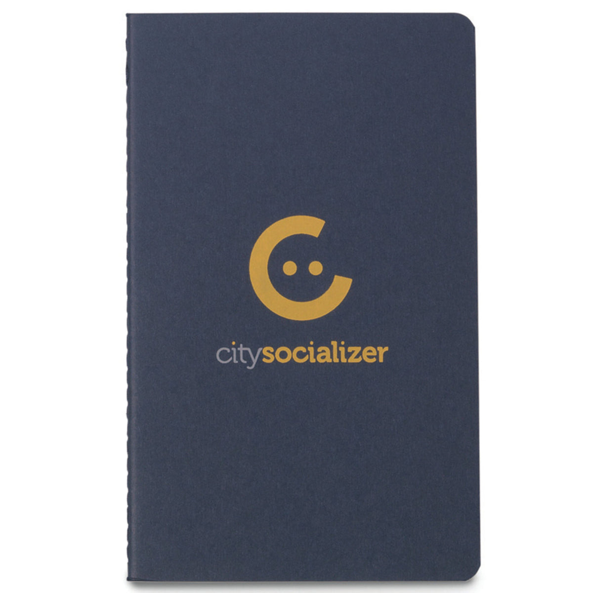 Moleskine Cahier Ruled Journal, Large Debossing - Sapphire - View 2
