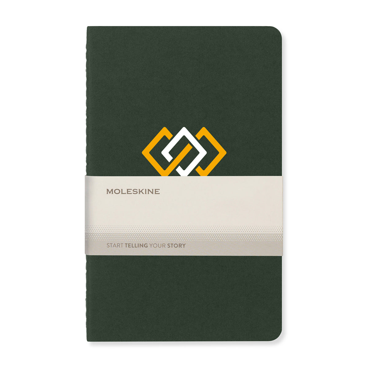 Moleskine Cahier Ruled Journal, Large - Myrtle Green - View 2