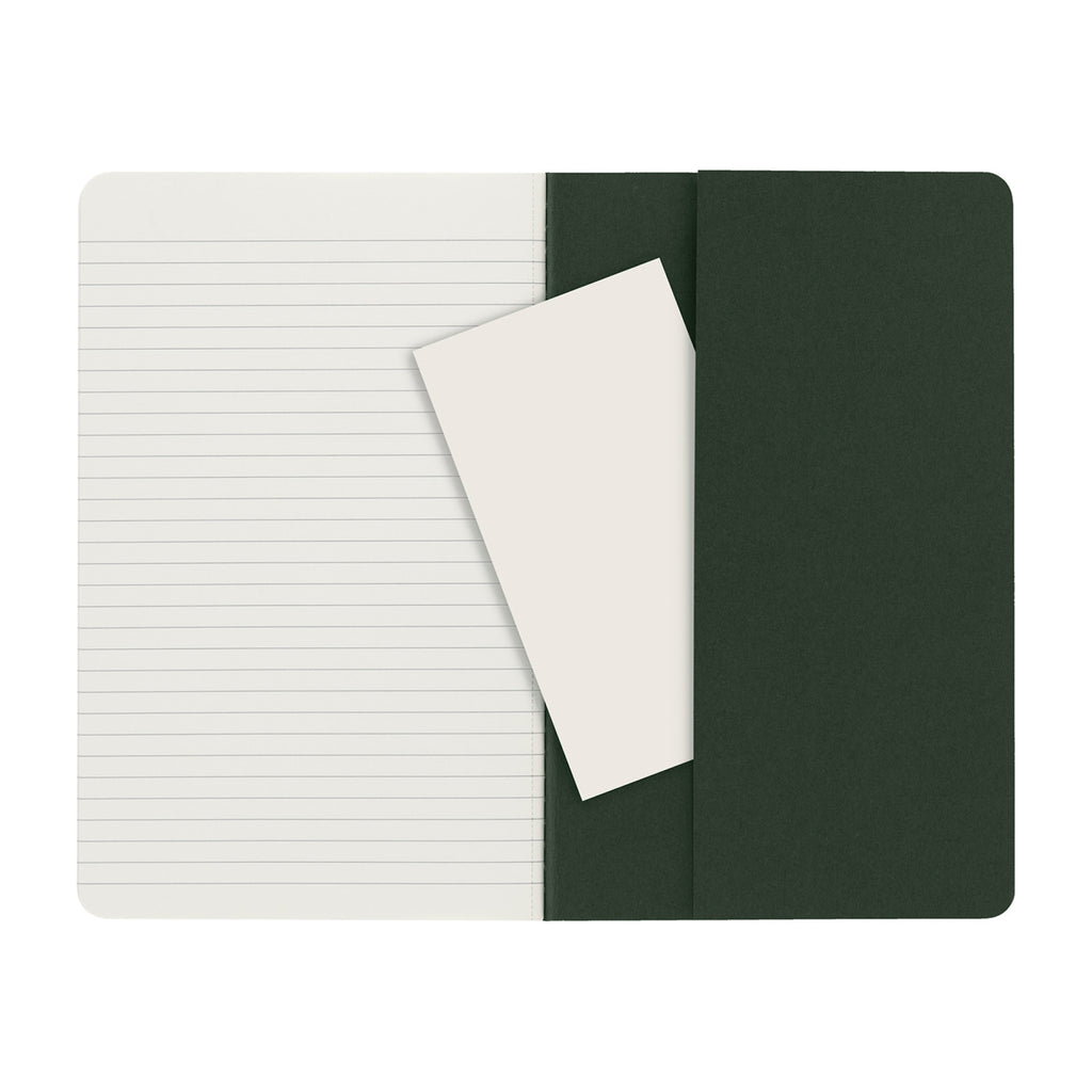 Moleskine Cahier Ruled Journal, Large - Myrtle Green - View 3