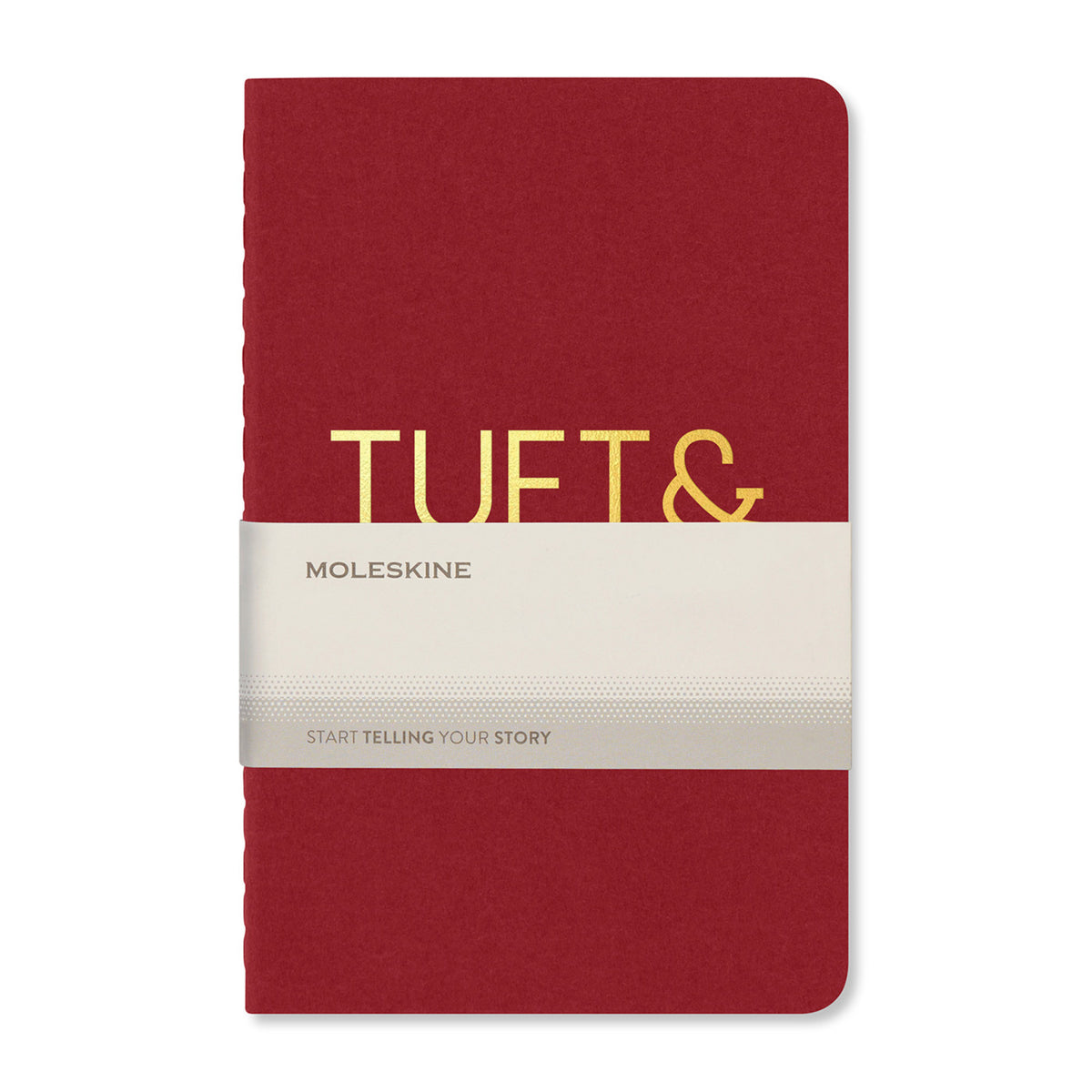 Moleskine Cahier Ruled Journal, Pocket - Cranberry Red - View 2
