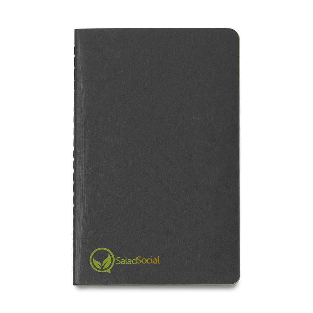Moleskine Cahier Ruled Journal, Pocket Debossing - Black - View 1