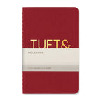 Moleskine Cahier Ruled Journal, Pocket Debossing - Cranberry Red - View 2