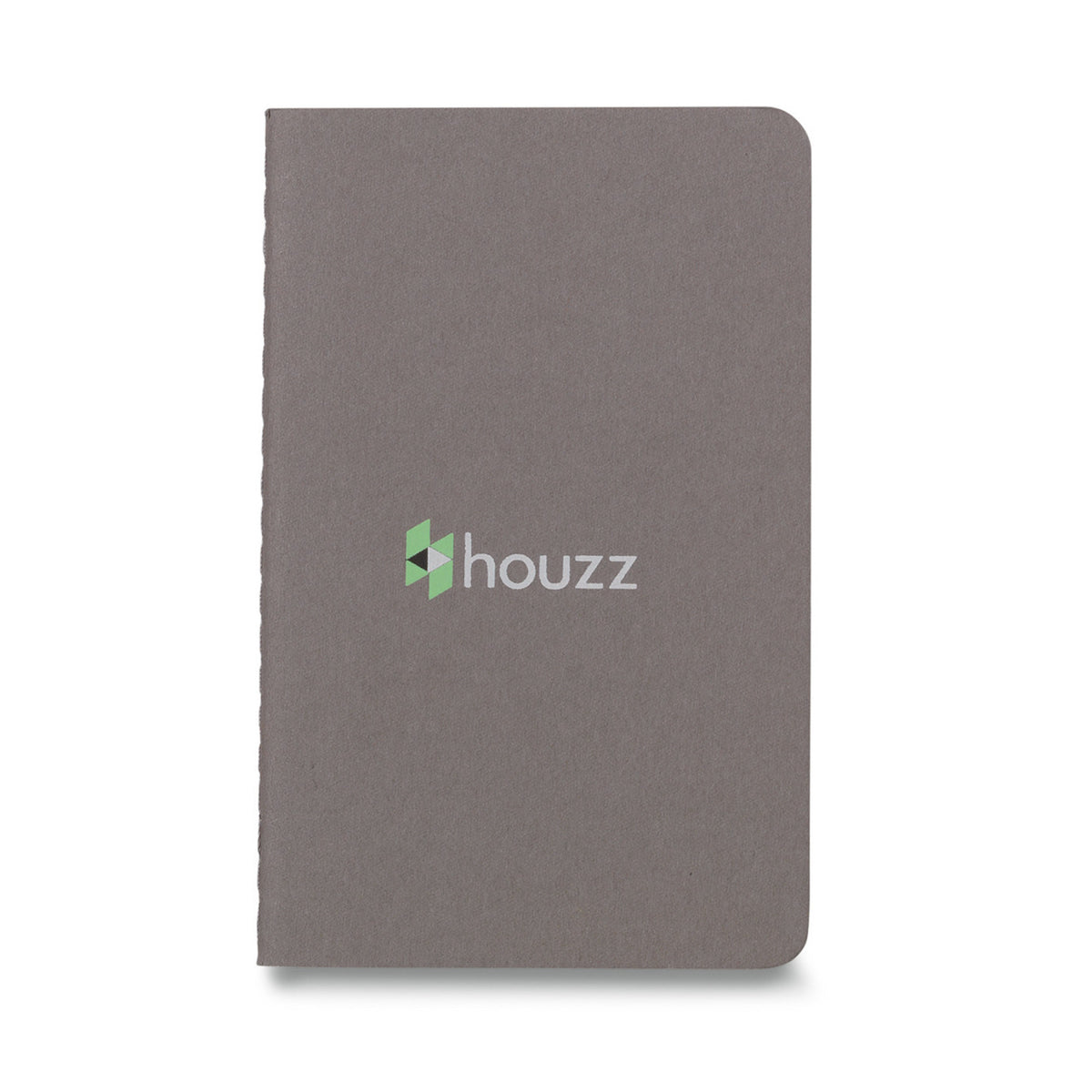 Moleskine Cahier Ruled Journal, Pocket Debossing - Pebble Grey - View 1