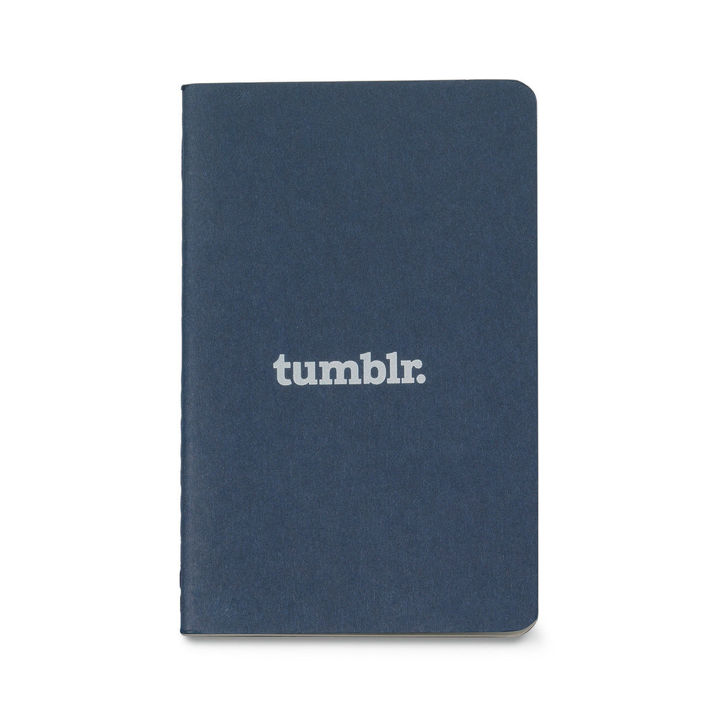 Moleskine Cahier Ruled Journal, Pocket Debossing - Sapphire - View 1