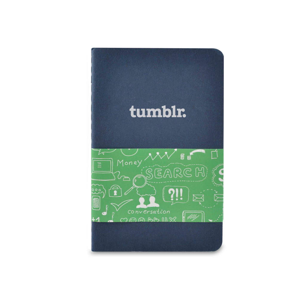 Moleskine Cahier Ruled Journal, Pocket Debossing - Sapphire - View 3