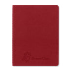 Moleskine Cahier Ruled Journal, X-Large Debossing - Cranberry Red - View 1