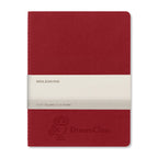 Moleskine Cahier Ruled Journal, X-Large Debossing - Cranberry Red - View 2