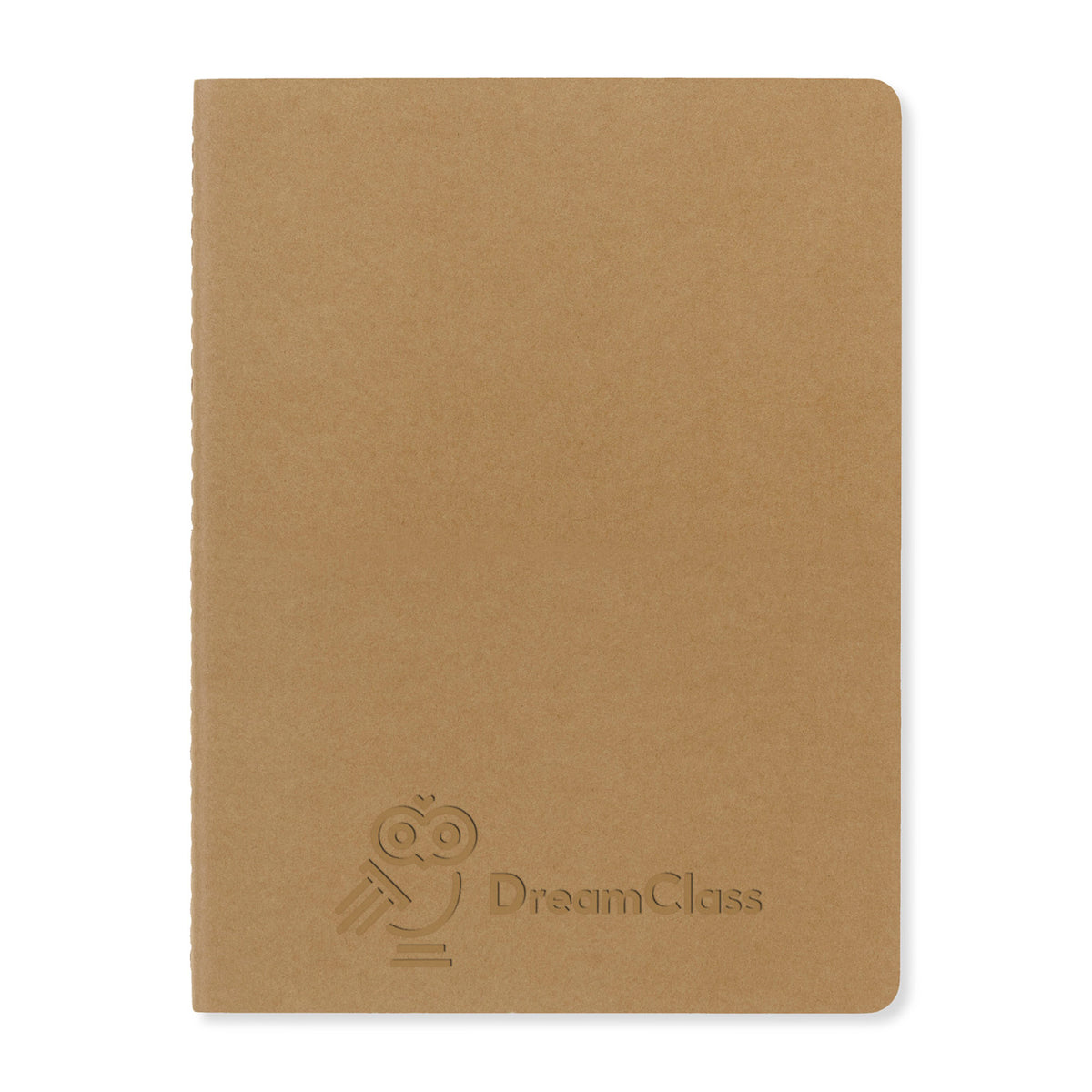Moleskine Cahier Ruled Journal, X-Large Debossing - Kraft - View 1