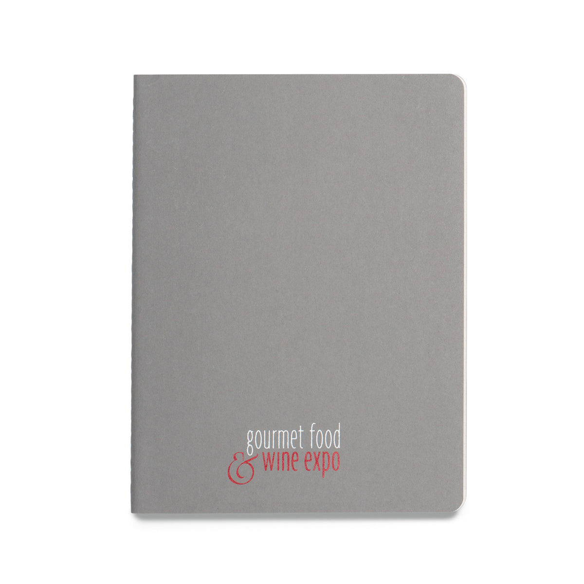 Moleskine Cahier Ruled Journal, X-Large Debossing - Pebble Grey - View 1