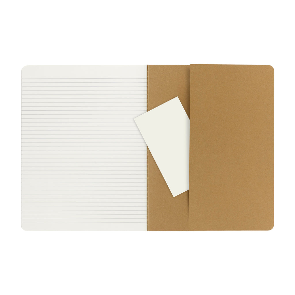 Moleskine Cahier Ruled Journal, X-Large - Kraft - View 4