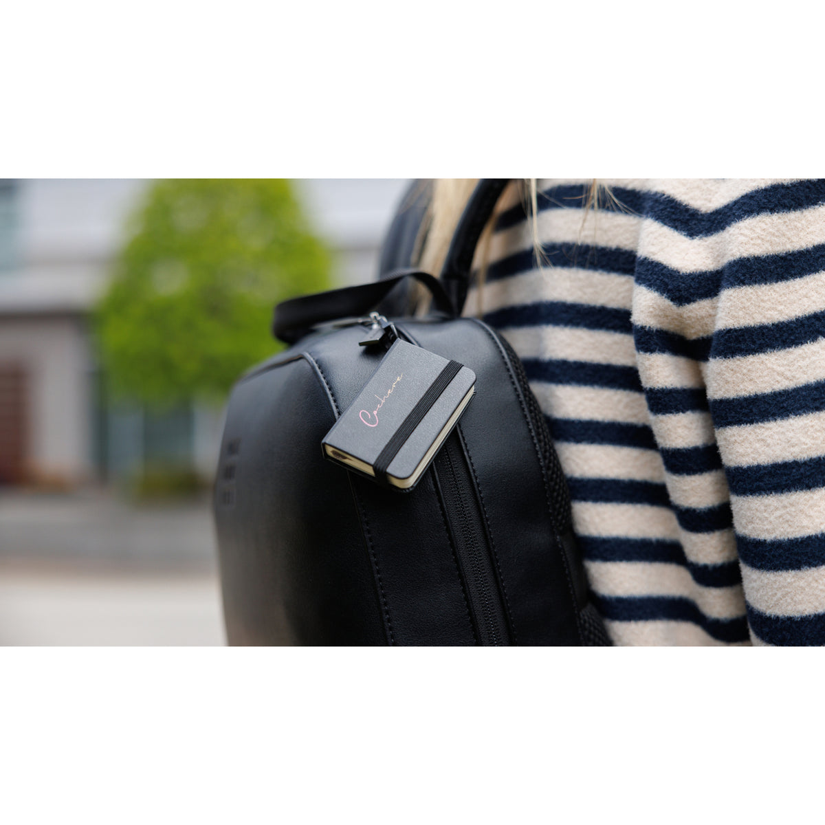 Moleskine Classic Backpack and Mini Notebook Charm Gift Set Full Color - Black - View 7