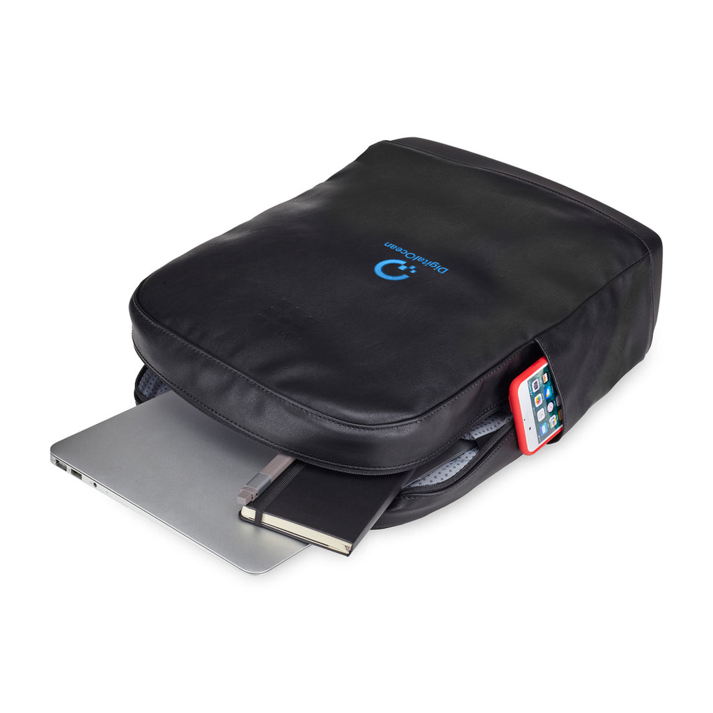 Moleskine Classic Laptop Backpack, 15 Inch Embroidery - Black - View 2