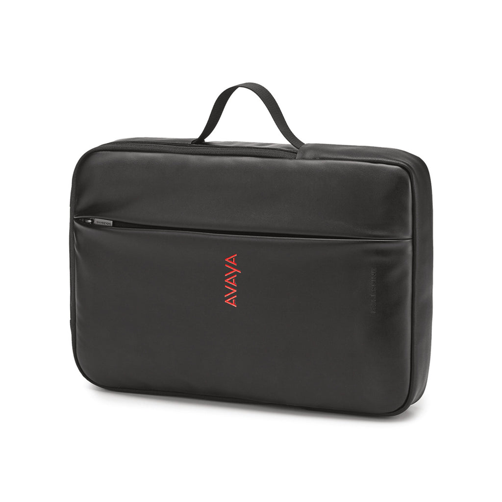 Moleskine Classic Pro Vertical Device Bag with Sliding Handle Embroidery - Black - View 2