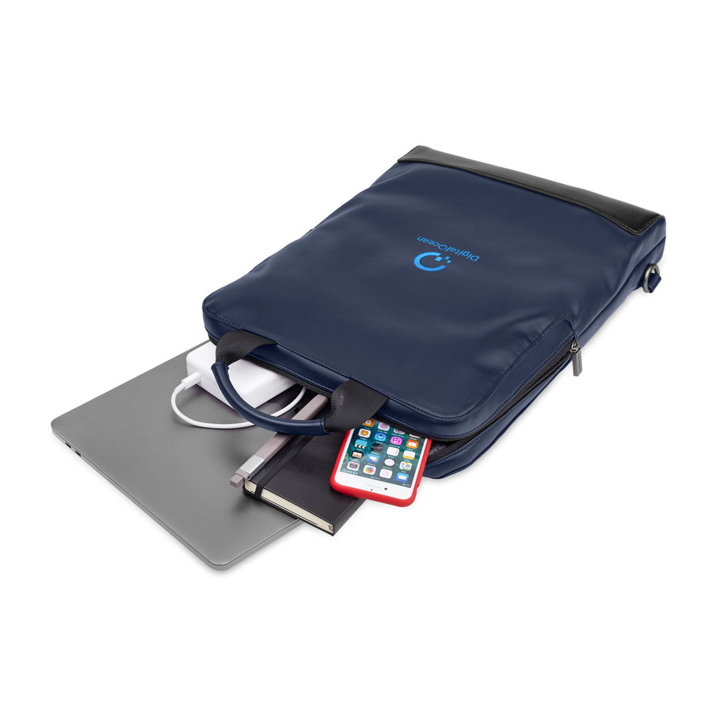 Moleskine Classic Vertical Device Bag with Notebook Embroidery - Sapphire Blue - View 3