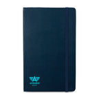 Moleskine Expanded Hard Cover Ruled Notebook, Large Debossing - Sapphire Blue - View 2