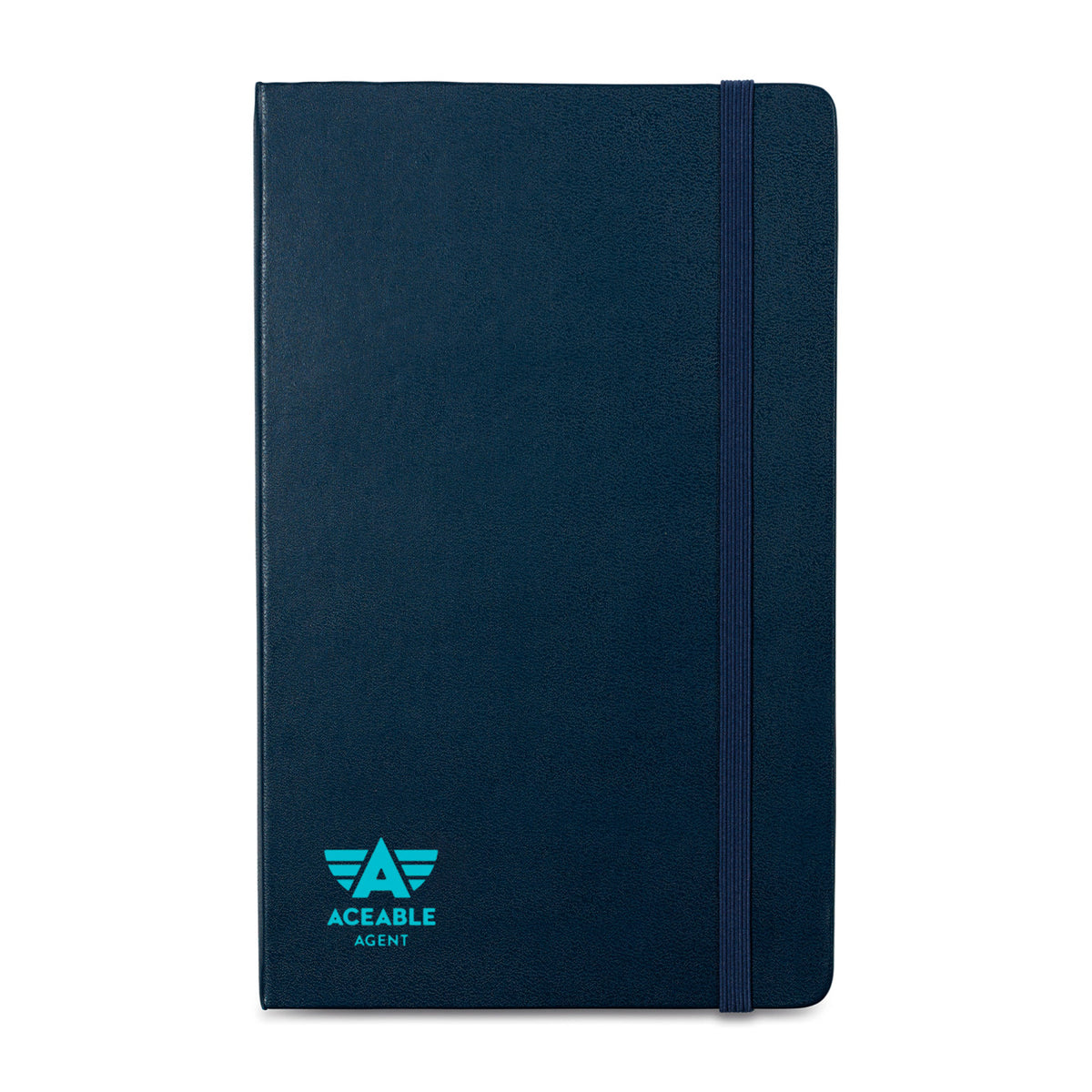 Moleskine Expanded Hard Cover Ruled Notebook, Large Debossing - Sapphire Blue - View 2