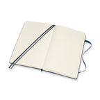 Moleskine Expanded Hard Cover Ruled Notebook, Large Debossing - Sapphire Blue - View 4