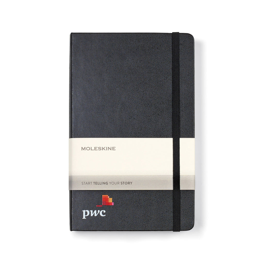 Moleskine Expanded Hard Cover Ruled Notebook, Large Full Color - Black - View 3