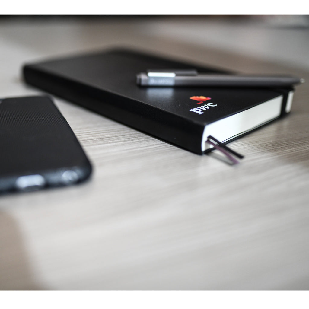 Moleskine Expanded Hard Cover Ruled Notebook, Large Full Color - Black - View 6