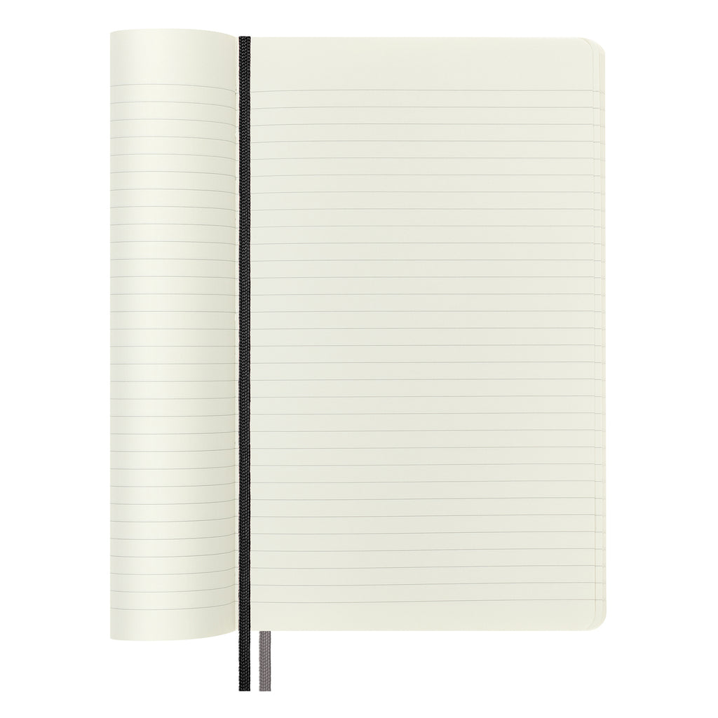 Moleskine Expanded Soft Cover Ruled Notebook, Large - Black - View 4