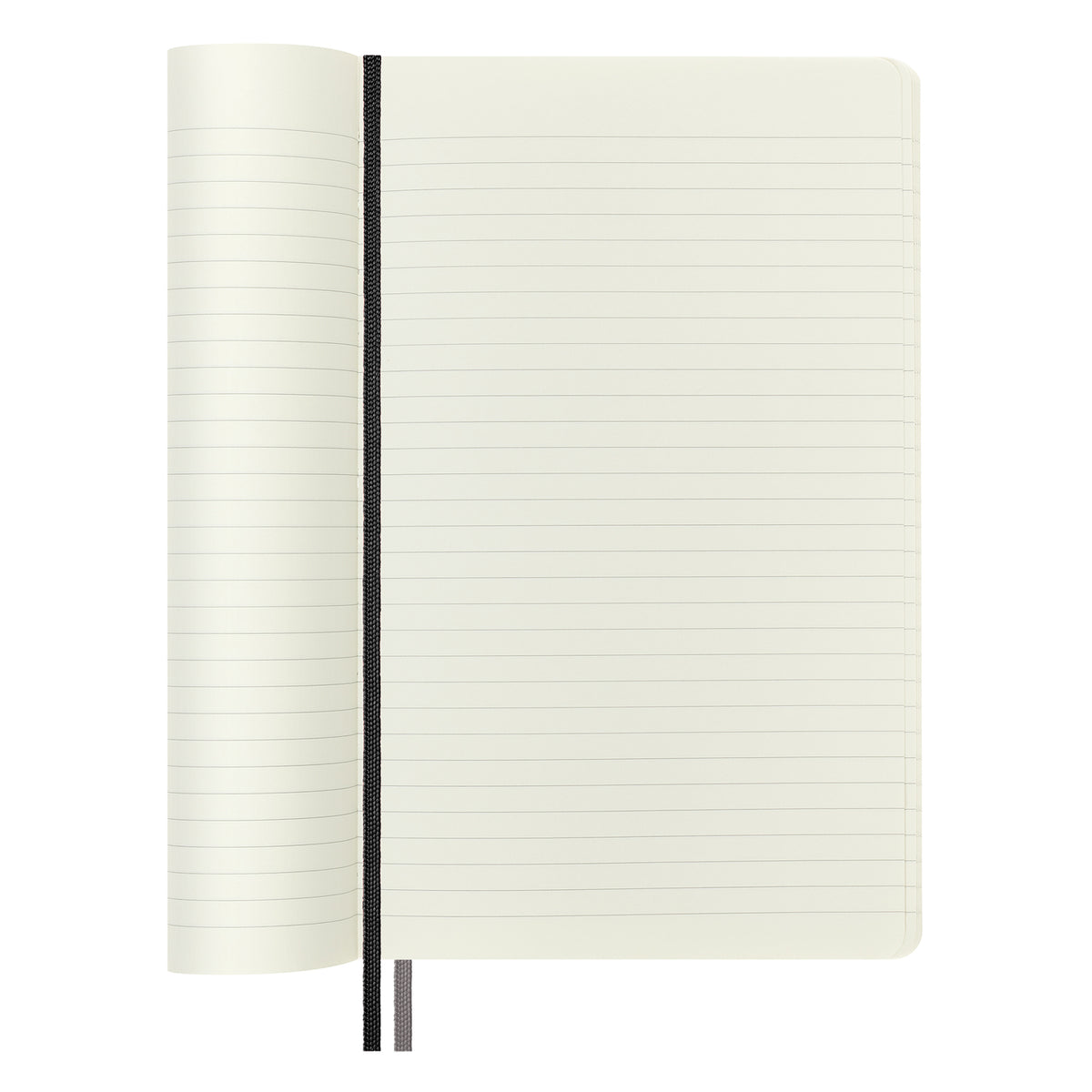 Moleskine Expanded Soft Cover Ruled Notebook, Large - Black - View 4