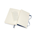 Moleskine Expanded Soft Cover Ruled Notebook, Large - Sapphire Blue - View 4
